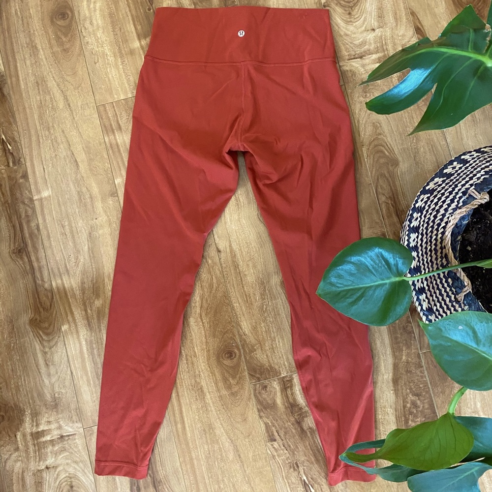 Lululemon Burnt Orange size 10 leggings